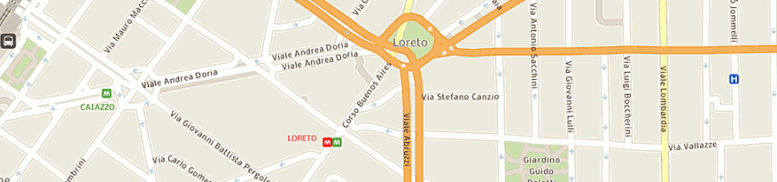 Mappa della impresa mariam sas di jbrahim hassan mahmoud e c a MILANO