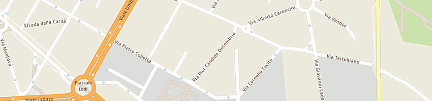 Mappa della impresa seven stars srl a MILANO