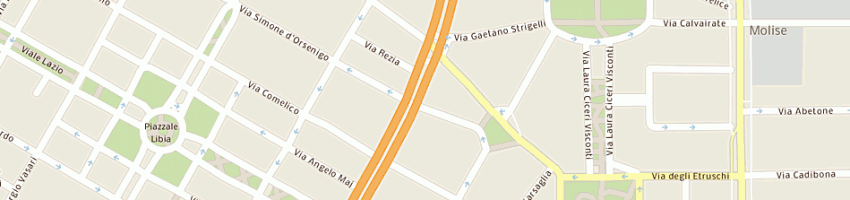 Mappa della impresa gruppo cimal srl a MILANO
