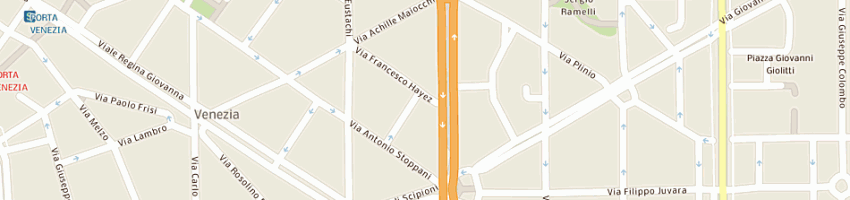 Mappa della impresa casini luca a MILANO
