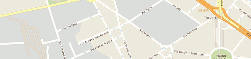 Mappa della impresa fonte del dolce srl a MILANO