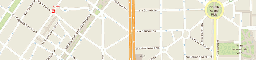 Mappa della impresa amoruso (snc) a MILANO