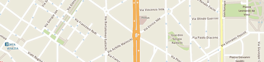Mappa della impresa de ponti glicerio ed emilio snc a MILANO
