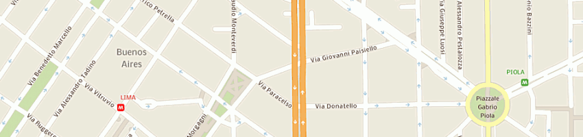 Mappa della impresa scuole pubbliche scuole elementari matteucci 3 a MILANO