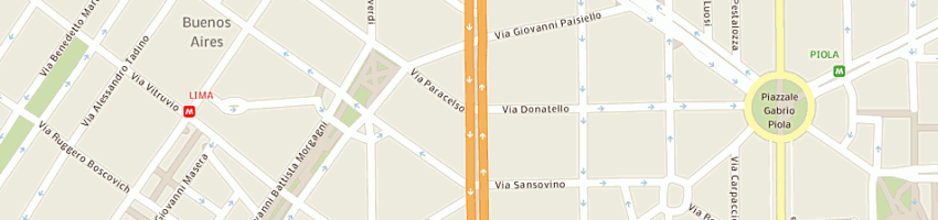 Mappa della impresa l'agora' associazione no profit a MILANO