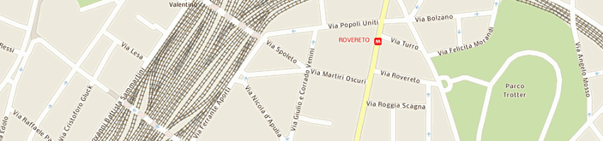 Mappa della impresa diffusioni editoriali rc snc di rendine antonio e c a MILANO