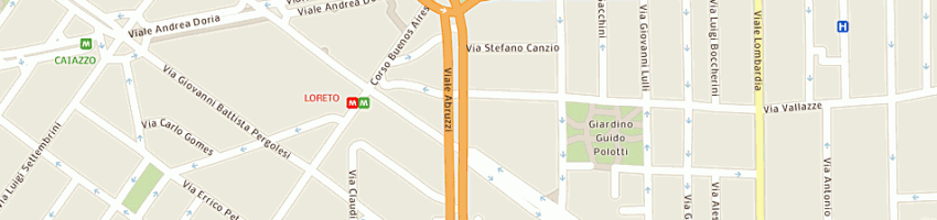 Mappa della impresa bardiani a MILANO