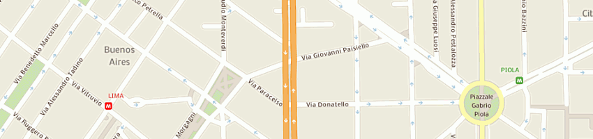 Mappa della impresa costabile anna a MILANO