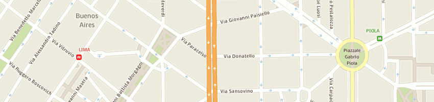 Mappa della impresa rapacioli gabriella a MILANO