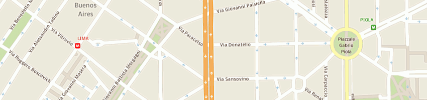 Mappa della impresa de maglie maurizio a MILANO