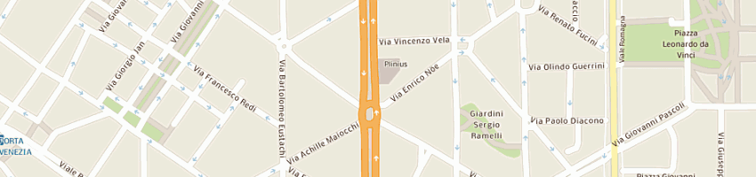 Mappa della impresa verzelletti santina a MILANO