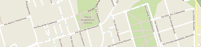 Mappa della impresa immage planet 2002 srl a MILANO