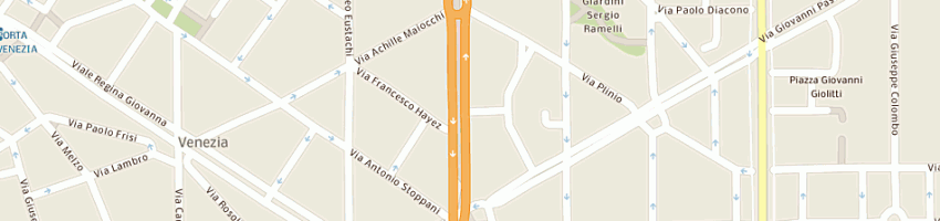 Mappa della impresa studio g di giorgio pra' a MILANO