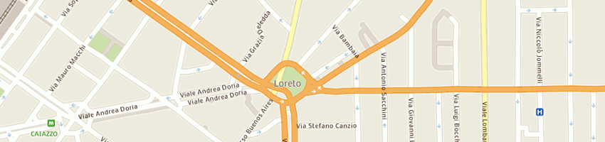Mappa della impresa emmeci sas di vincenzi e c a MILANO