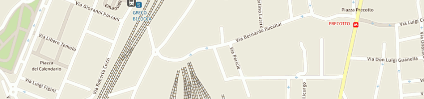 Mappa della impresa introzzi maria luisa a MILANO