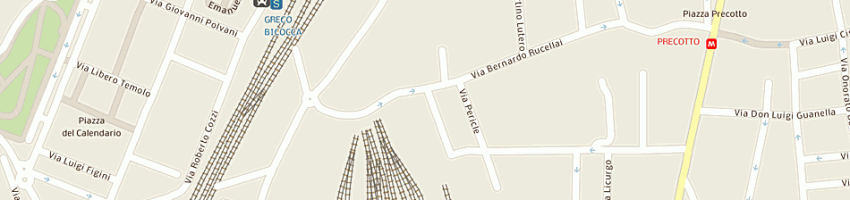 Mappa della impresa corvas di piva e c a MILANO