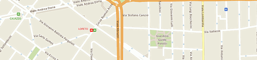 Mappa della impresa java bar snc di iavarone gennaro e amato luciana a MILANO
