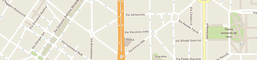 Mappa della impresa grafia enrica manzoni a MILANO