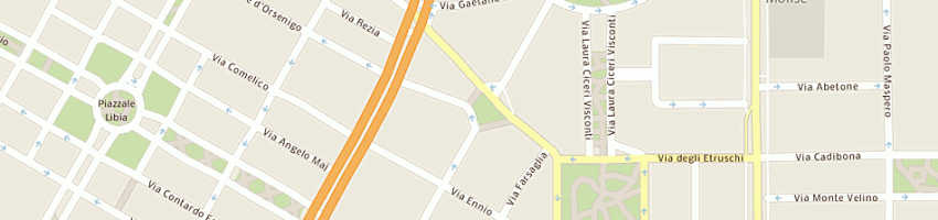 Mappa della impresa angos sas di manieri iurino agostino e c a MILANO