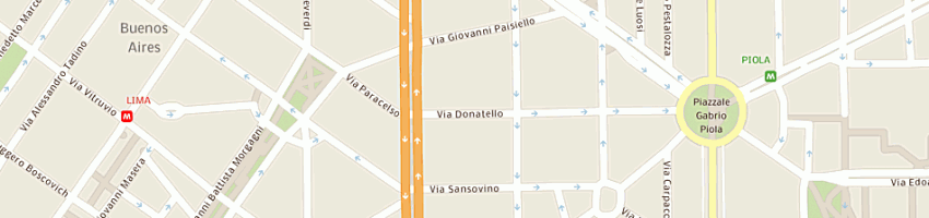 Mappa della impresa ristorante bombay di rahman mazibur e c sas a MILANO