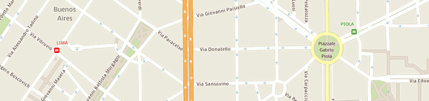 Mappa della impresa studio' s synergie di magagnini carlo alberto a MILANO