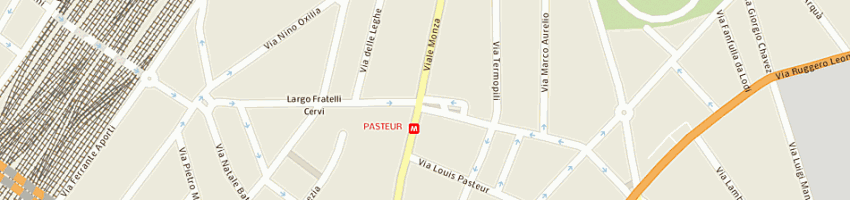 Mappa della impresa daniela srl a MILANO