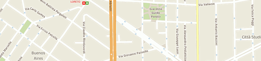 Mappa della impresa norditalia legno a MILANO