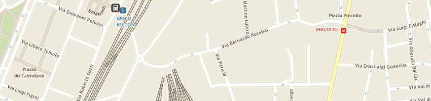 Mappa della impresa muciaccia gianni a MILANO