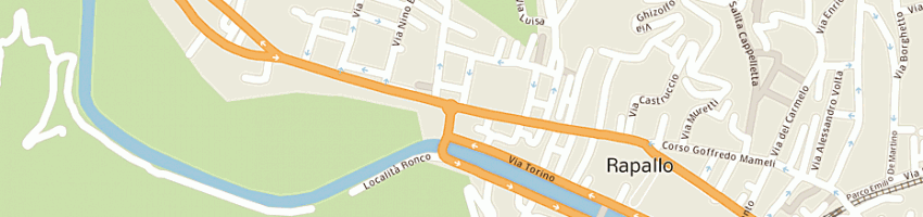 Mappa della impresa fazzini m e c snc a RAPALLO