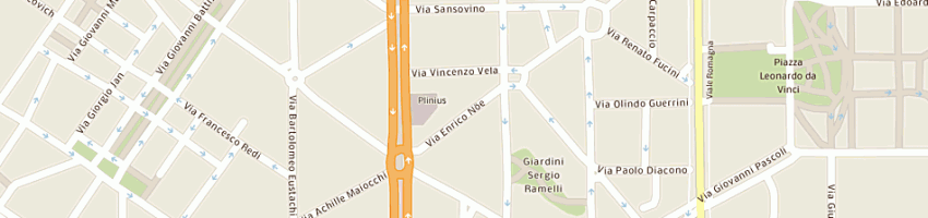 Mappa della impresa sky coop scrl a MILANO