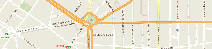 Mappa della impresa oxa service snc di hoxha ardian e c a MILANO