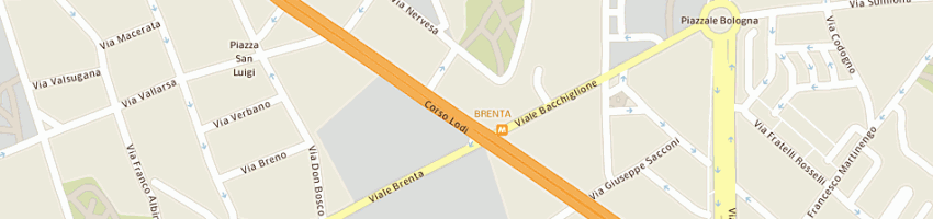Mappa della impresa nava alberto a MILANO