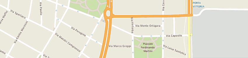 Mappa della impresa il sapore del grano di grazia gigante a MILANO