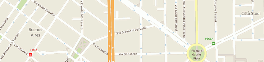 Mappa della impresa scadi (snc) a MILANO