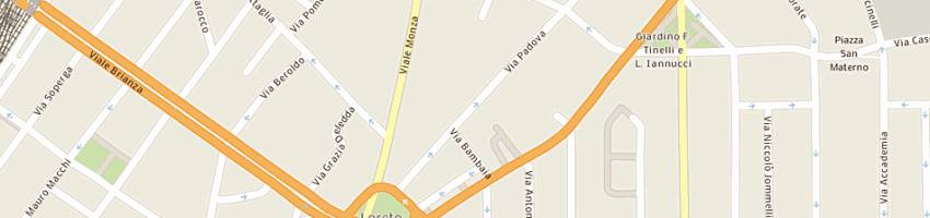 Mappa della impresa leli srl a MILANO