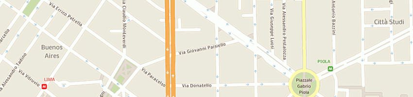 Mappa della impresa cybelec srl a MILANO