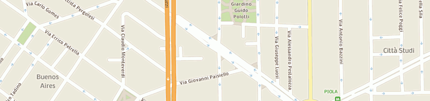 Mappa della impresa gsa global security agency srl a MILANO