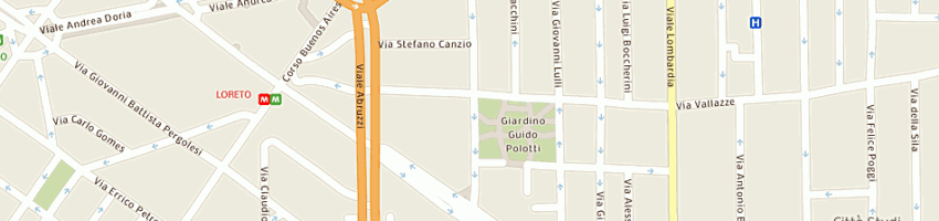 Mappa della impresa vivi sas di grecchi viviana e c a MILANO