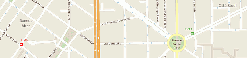 Mappa della impresa graphic srl a MILANO