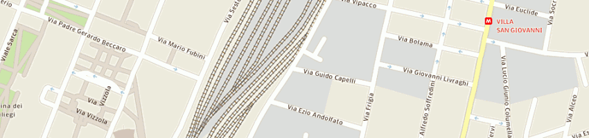Mappa della impresa prevarin sas di marianna prevarin e c a MILANO