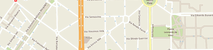 Mappa della impresa perauto informatica srl a MILANO