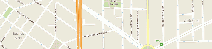 Mappa della impresa carabelli giovanni a MILANO