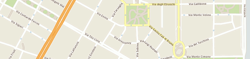 Mappa della impresa phisio snc a MILANO