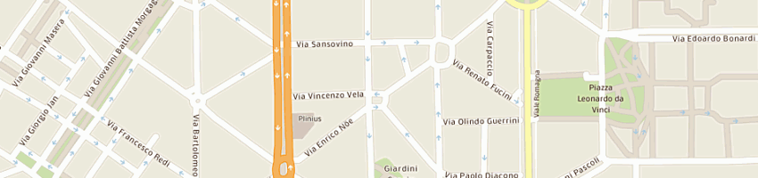 Mappa della impresa la madreselva di righetti maria pia a MILANO