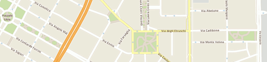 Mappa della impresa gabrieli tomaso a MILANO