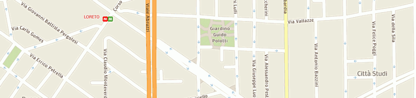 Mappa della impresa chrome srl a MILANO