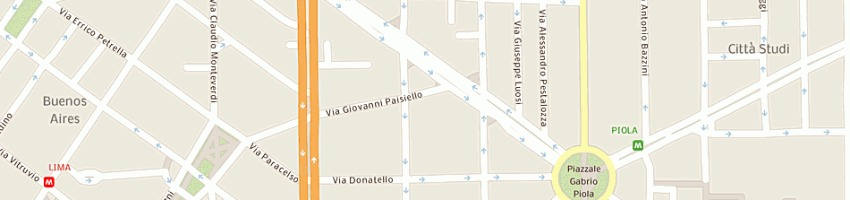 Mappa della impresa release sas a MILANO