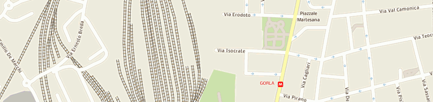 Mappa della impresa gruppo b e c srl a MILANO