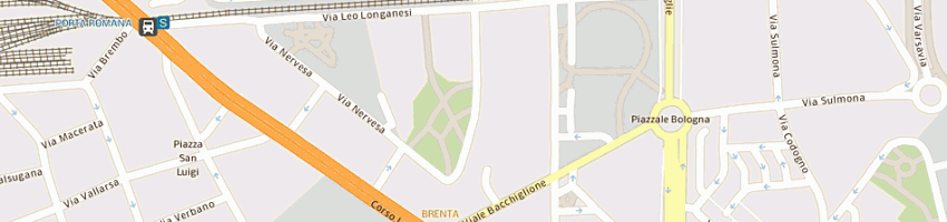 Mappa della impresa longo di zappelli andrea a MILANO