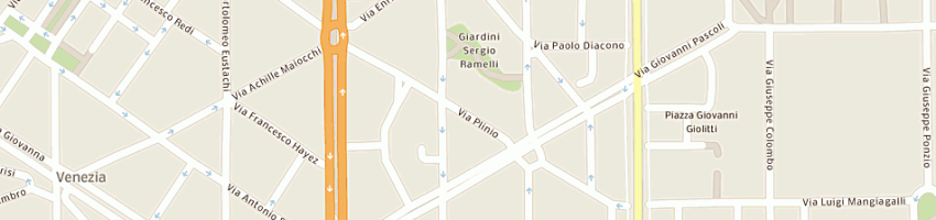 Mappa della impresa pallavicini silvano a MILANO